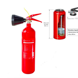 Extintor de CO₂ NAFFCO 5KG – Segurança e Eficiência no Combate a Incêndios Elétricos