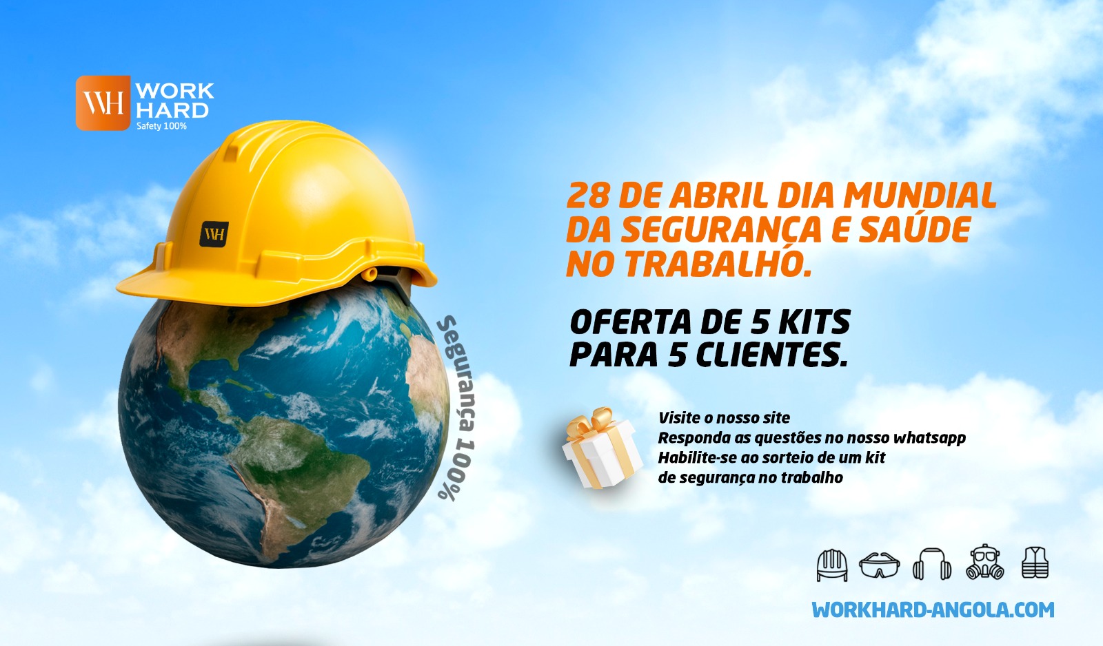 Oferta de 5 Kits para Clientes Work Hard