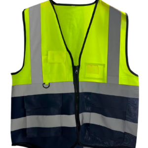 Colete Refletor Bicolor Azul e Verde