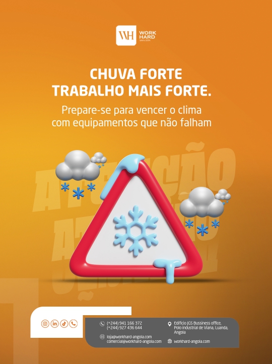 Equipamentos de Frio e Chuva - WORK HARD ANGOLA